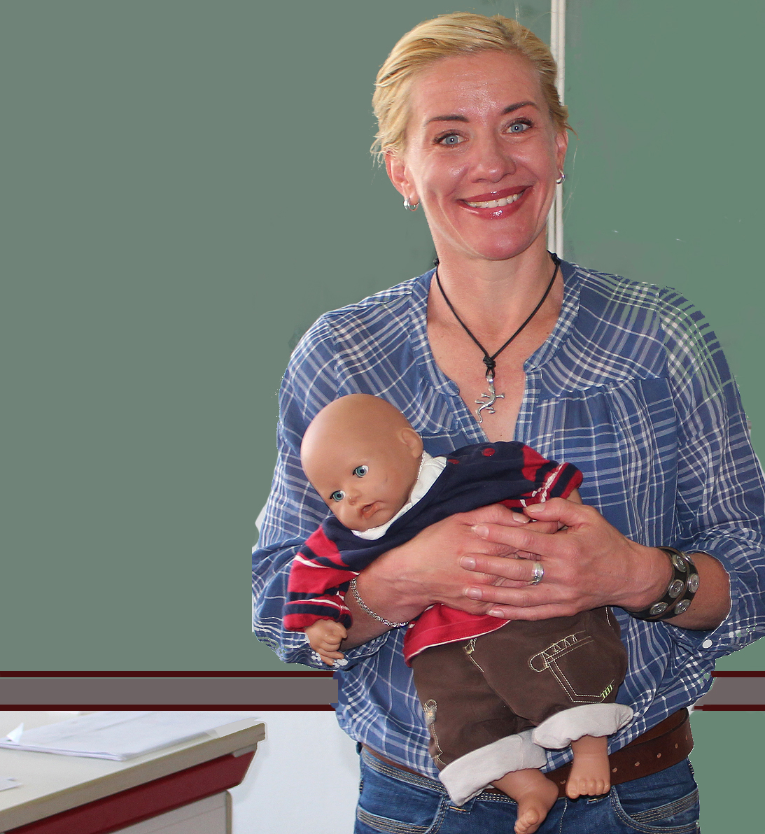 Anna Ortmann führt im Auftrag von IN VIA e.V. Unna Babysitterkurse durch ■ Fotoarchiv © Jürgen Thoms