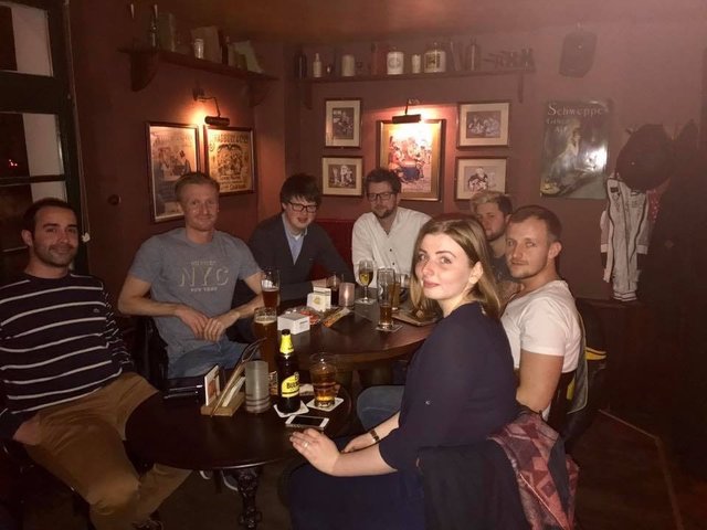 Gute Gespräche in gemütlicher Runde.