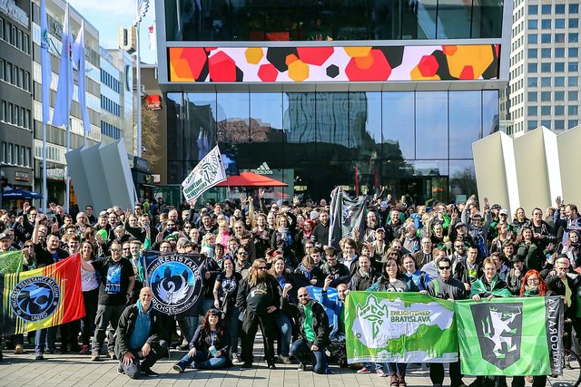 Vorm Start: Ingress-Spieler in Dortmund.