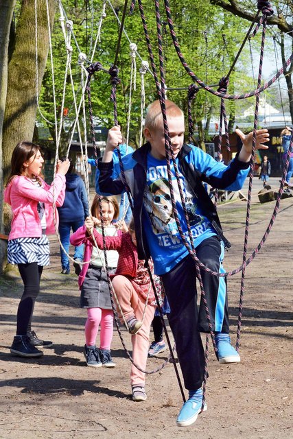 02.04.2017- Familienfest zur Saisoneröffnung. Aktivitäten auf dem Gelände rund um das Big Tipi