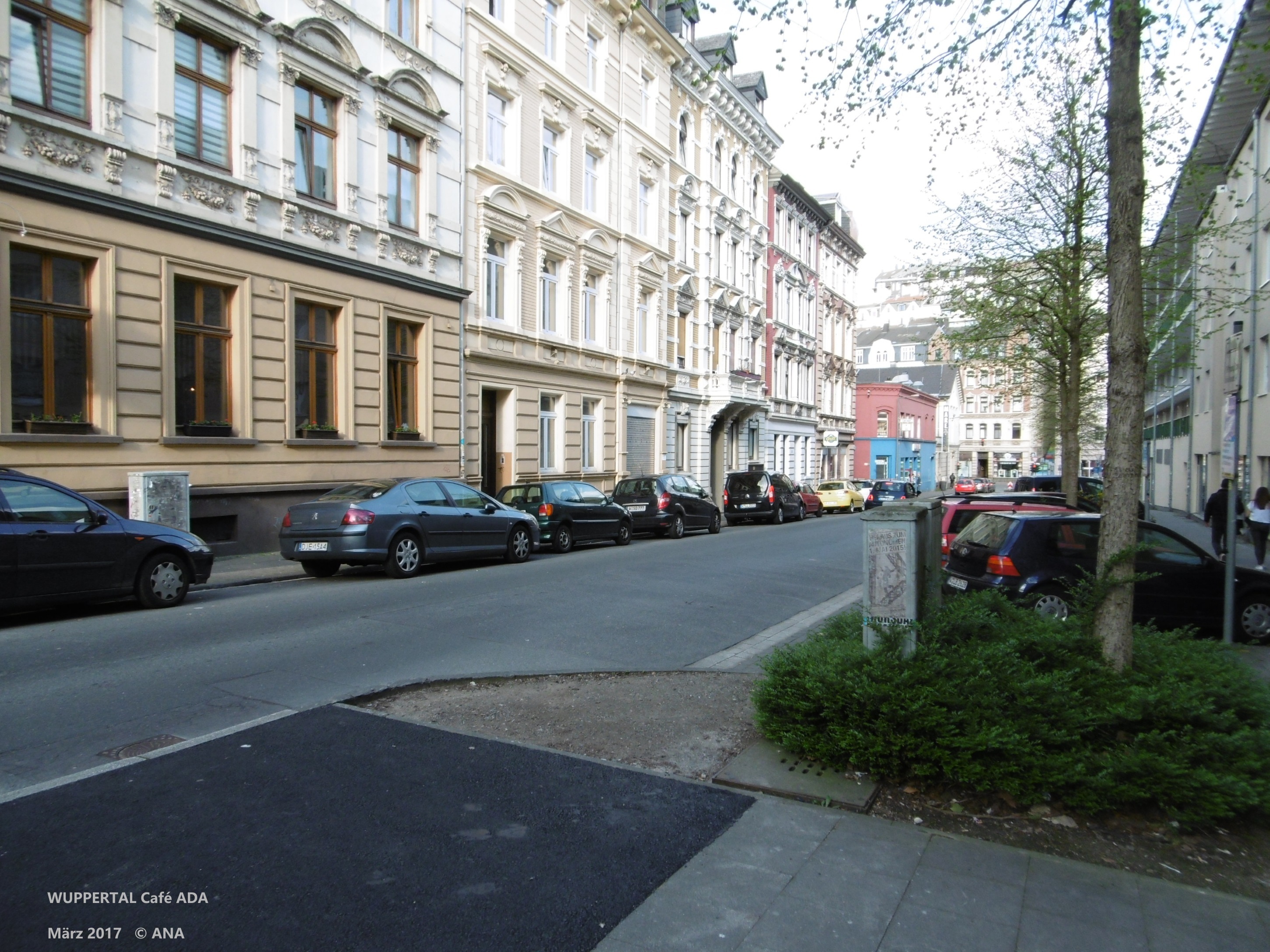 ...gleich sind wir da, im ADA in der Wiesenstraße in Wuppertal