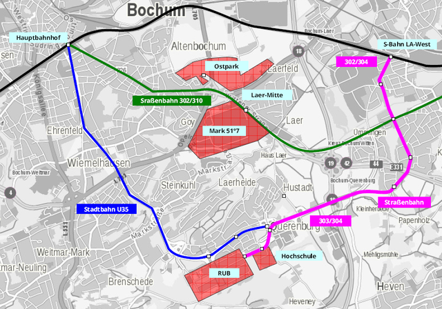 Straßenbahn-Lösung