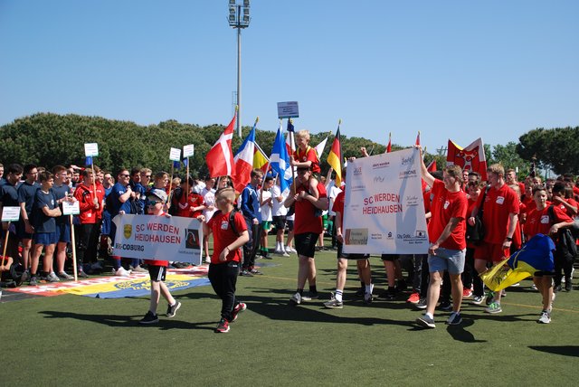 Mit 80 Jugendlichen stellte der SC mit die größte Delegation vor Ort.    Foto: Henschke