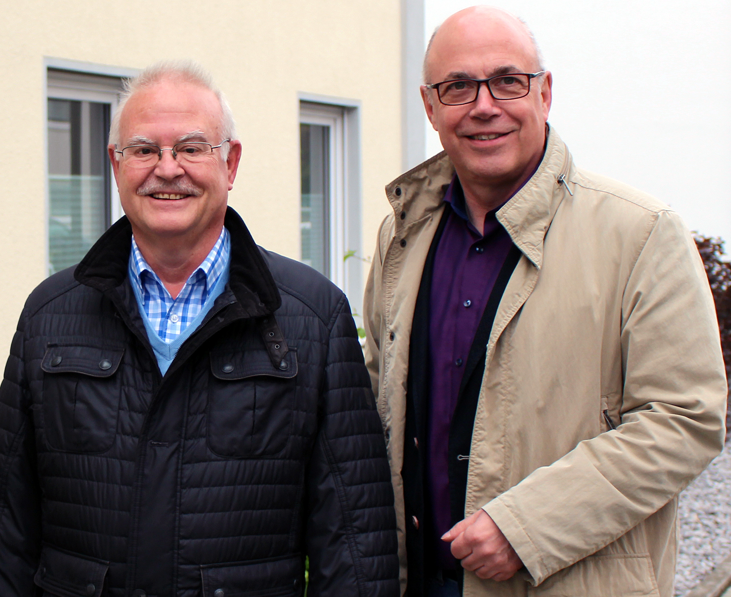 Sie stehen an der Spitze des prosperierenden Unternehmens UKBS: Aufsichtsratsvorsitzender Theodor Rieke (links) und Geschäftsführer Matthias Fischer.