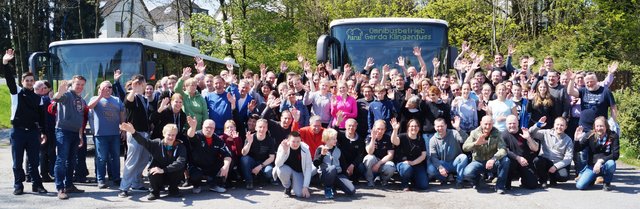 Ein erfolgreiche Trainingstag für die Teilnehmer des Selbschutzkurs in öffentlichen Verkehrsmitteln. Foto: PR