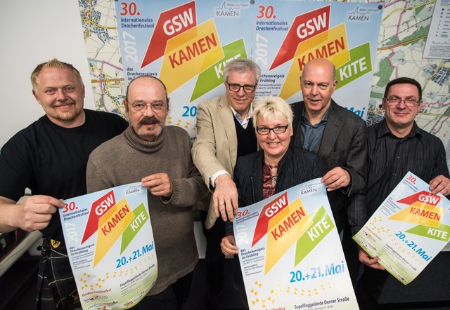 Die Organisatoren der Kite freuen auf die 30. Veranstaltung. Foto: Eberhard Kamm