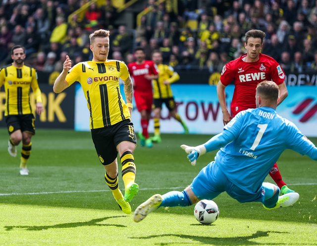 Will der BVB um Marco Reus (l.) noch auf Platz drei, muss er gegen die TSG Hoffenheim vor dem Tor kaltschnäuziger sein, als zuletzt gegen Köln. | Foto: Stephan Schütze