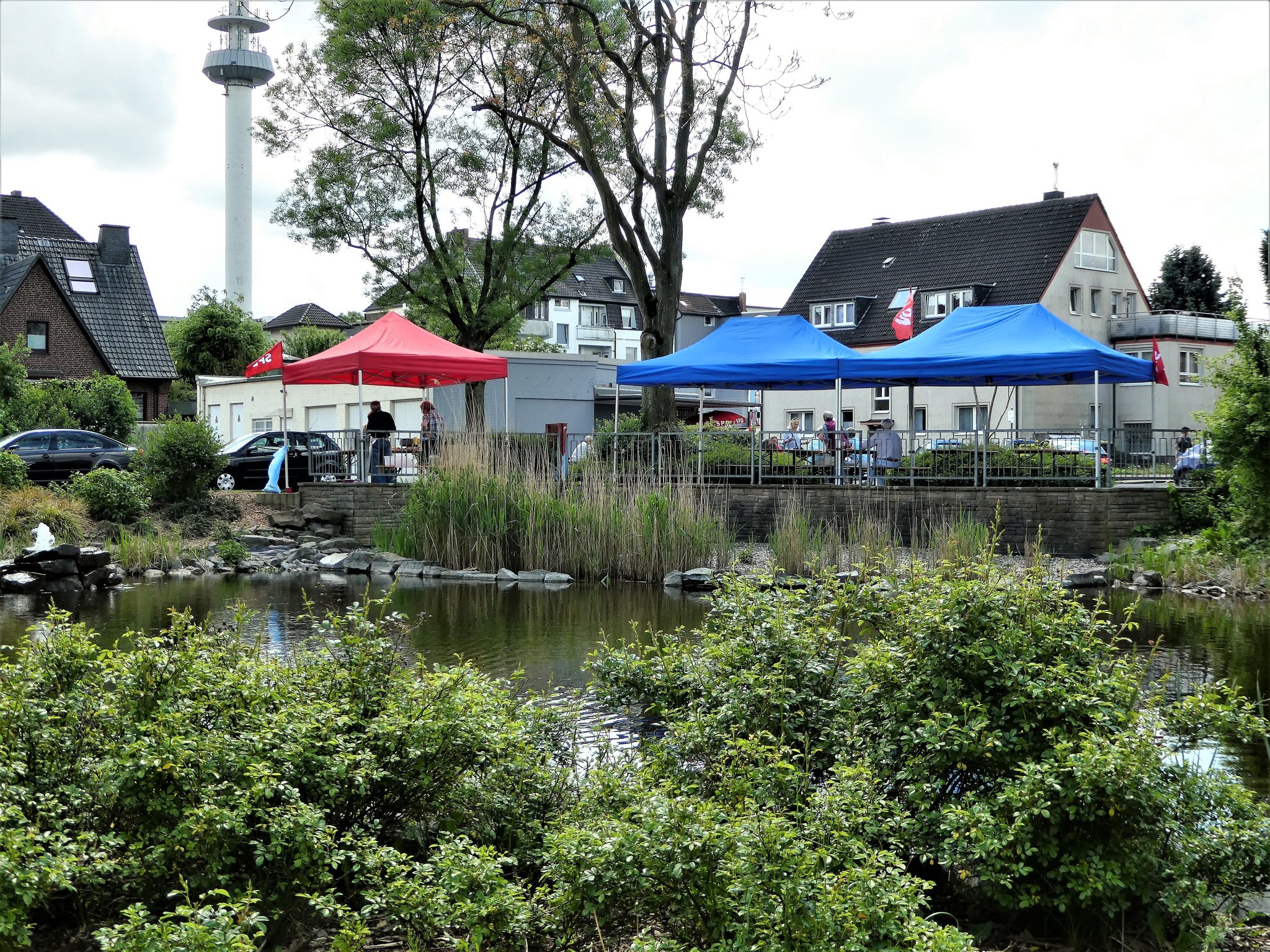 Familienfest am Teich der MatthiasClaudiusStraße. Bochum