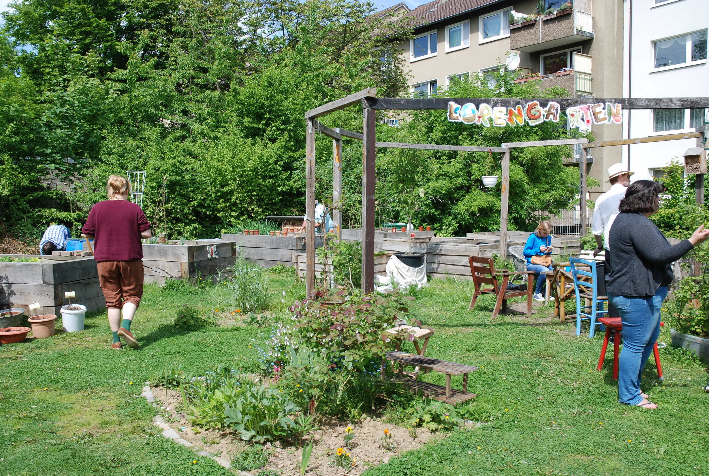 Im Lorengarten in Altendorf treffen sich seit geraumer Zeit Garten- und Pflanzenliebhaber.