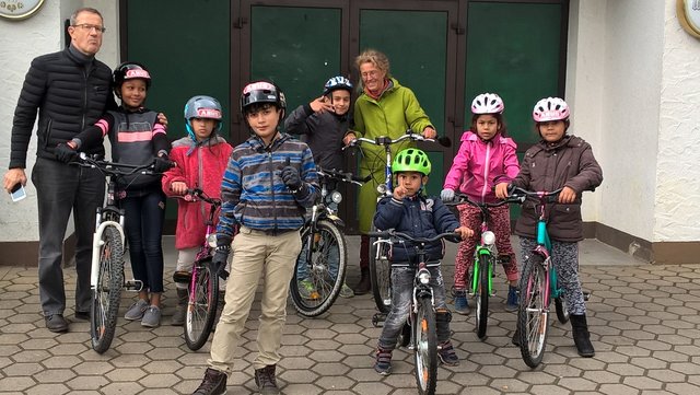 Das Training ist geschafft.