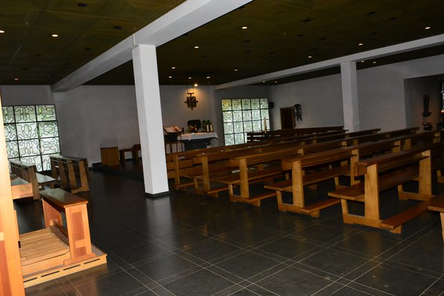 Erster Blick in die Kapelle.