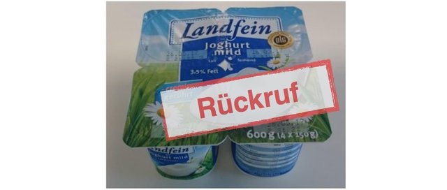 Rückrufaktion! Joghurt mild cremig gerührt - GUT&GÜNSTIG - (Quelle: Pressemeldung DMK Group/Norma)