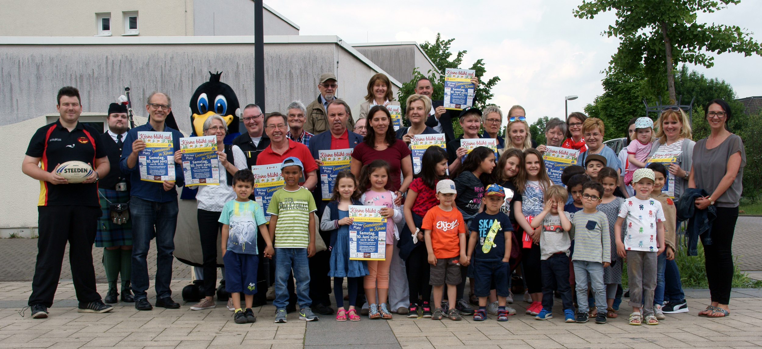 Teilnehmer und Veranstalter freuen sich auf die 9. Familienveranstaltung "Körne blüht auf" am 10.06.2017 (Foto: Rüdiger Beck)