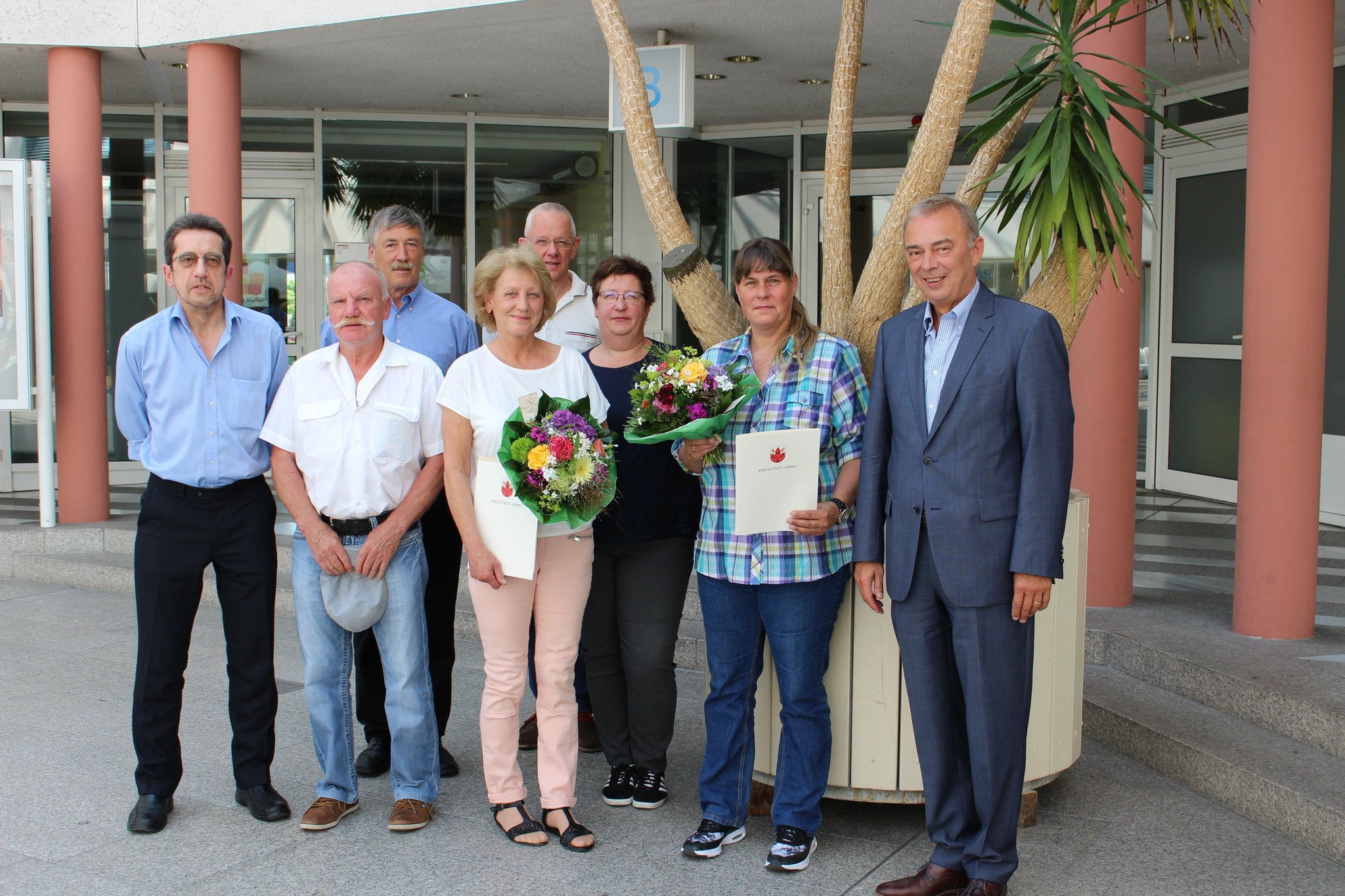 Ehrungen und Verabschiedungen bei der Kreisstadt Unna Unna