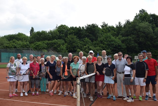 Teilnehmer des Schleifchenturniers des TC Brackel. | Foto: Trappe