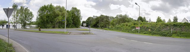 An der Einmündung Sümmerner Straße / Am Großen Teich entsteht der neue Kreisverkehr Sümmern. | Foto: Stadt Iserlohn