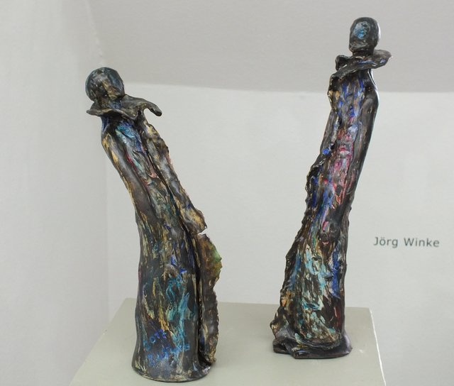 von links nach rechts: Der ewig Suchende II, Der ewig Suchende I