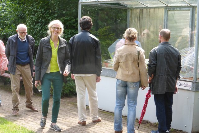 Andreas Blum zeigt eine Installation in der Kunstvitrine im Botanischen