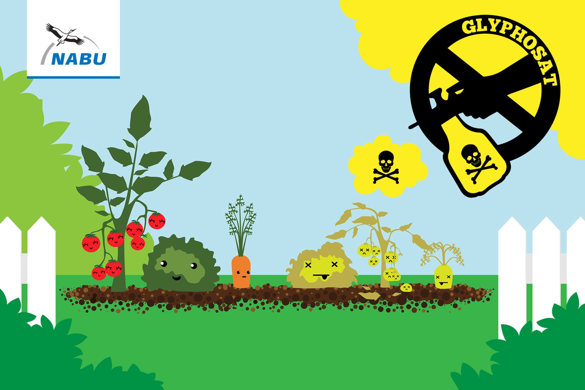 Pestizide im Garten gefährden die biologische VielfaltFreizeitgärtnern
