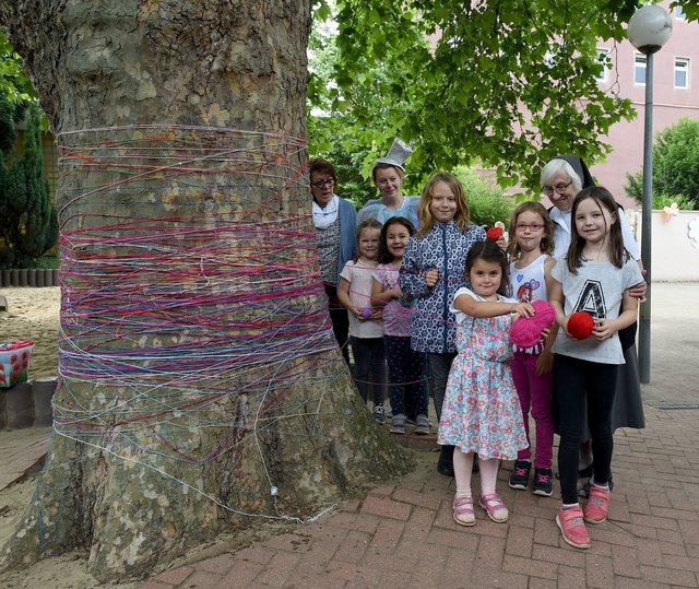 Die Erzieherinnen der KiTa Don Bosco hatten ein buntes Nachmittagsprogramm auf die Beine gestellt, das nicht nur die Kinder begeisterte.