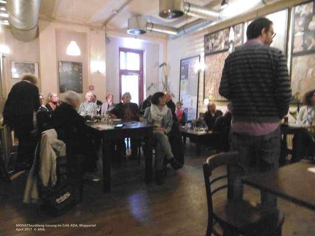 Publikum... immer ganz ordentlich dort vorhanden ...