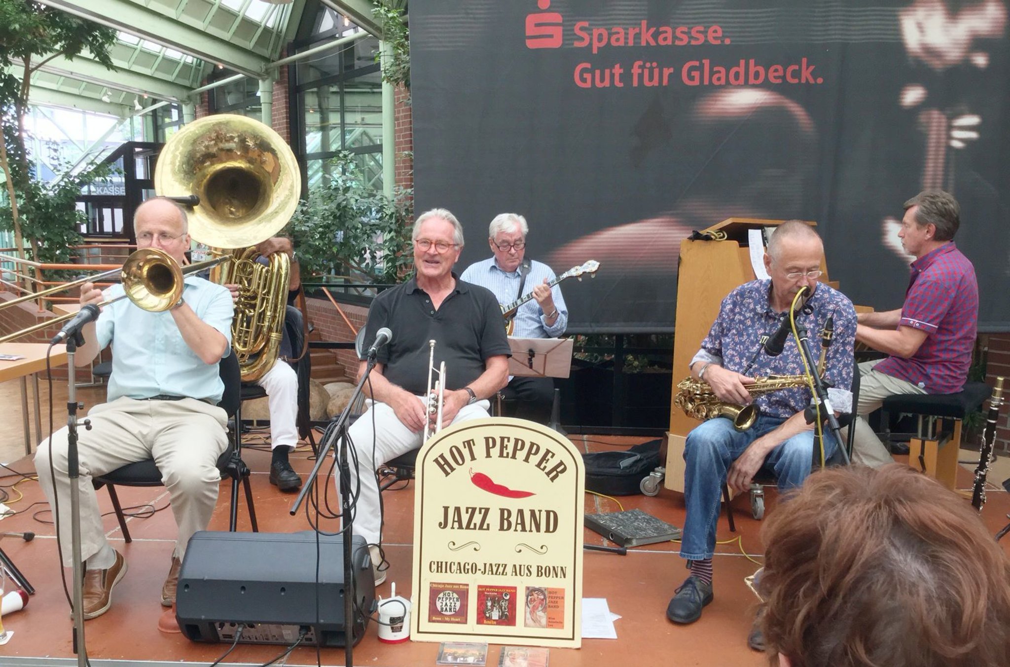 Hot Pepper Jazzband traf den Geschmack des Publikum Gladbeck