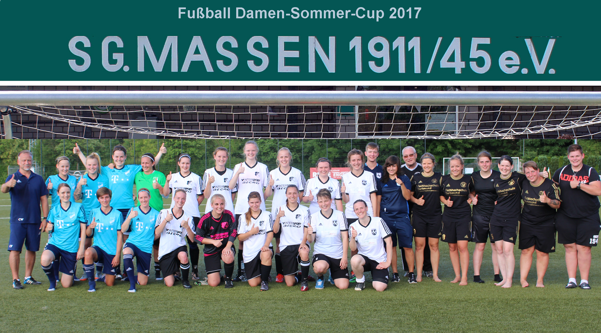 Platz 1 TuS Niederaden, Platz 2 SuS Scheidingen, Platz 3 SF Westfalia Hagen und Platz 4 TuS Eichlinghofen