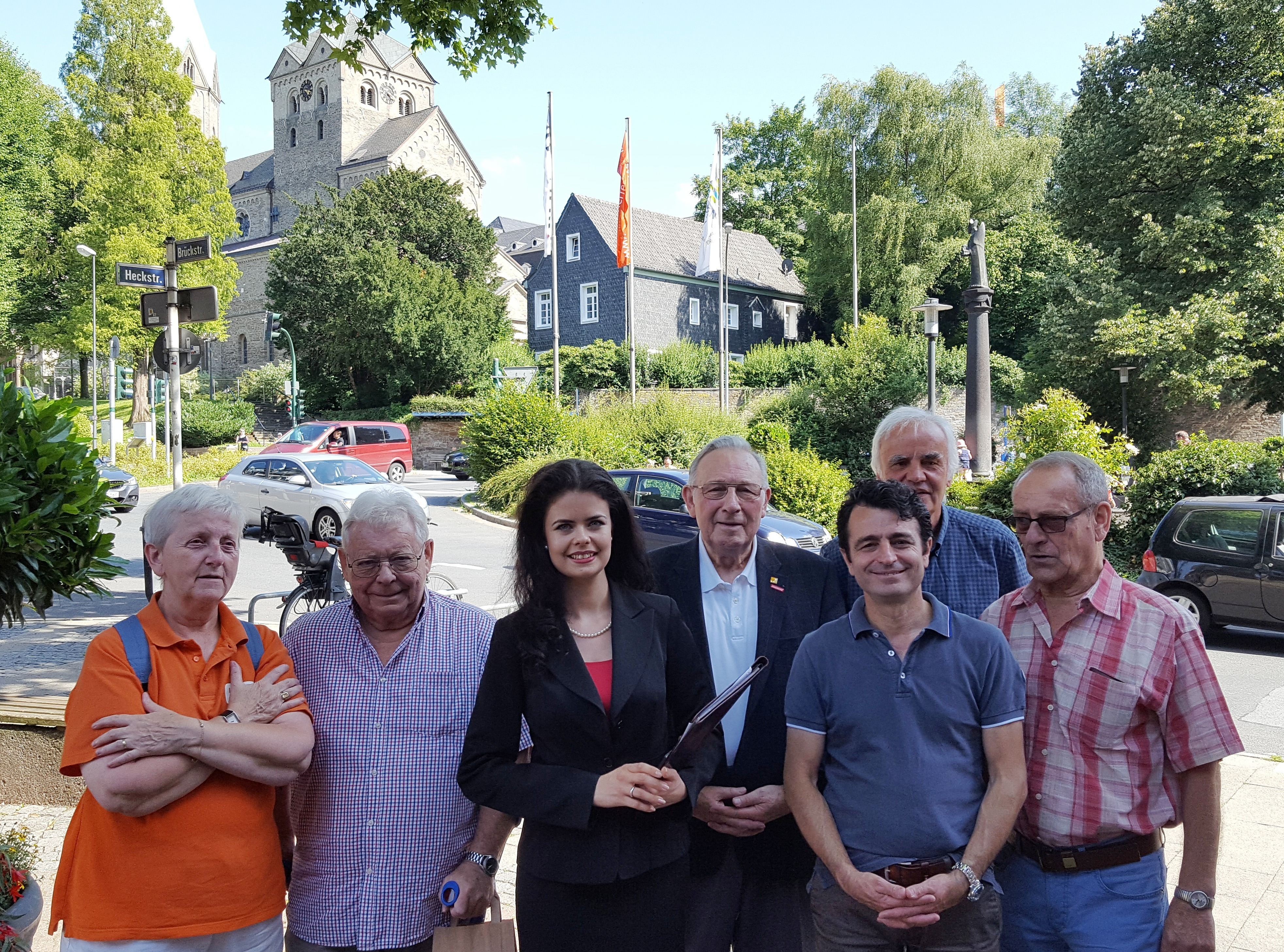 Der Werdener CDU-Vorstand ist weiterhin gegen das Verkehrskonzept.
Foto: Henschke
