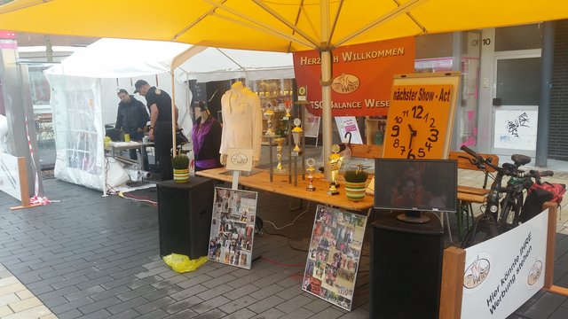 Der Stand der TSG Balance Wesel