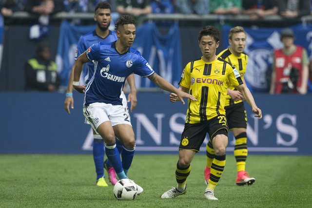 Ausgerechnet im Derby schoss Thilo Kehrer sein erstes Profi-Tor. Mit seinem Ausgleich zum 1:1 rettete er den Königsblauen somit einen Punkt gegen den BVB.