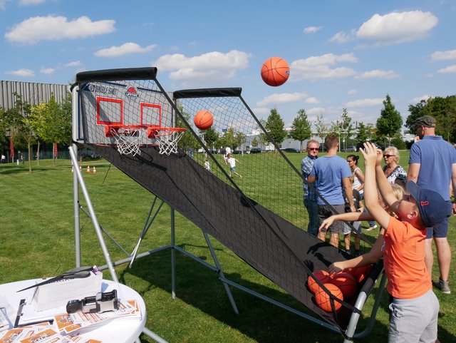 Wer wirft die meisten Körbe?