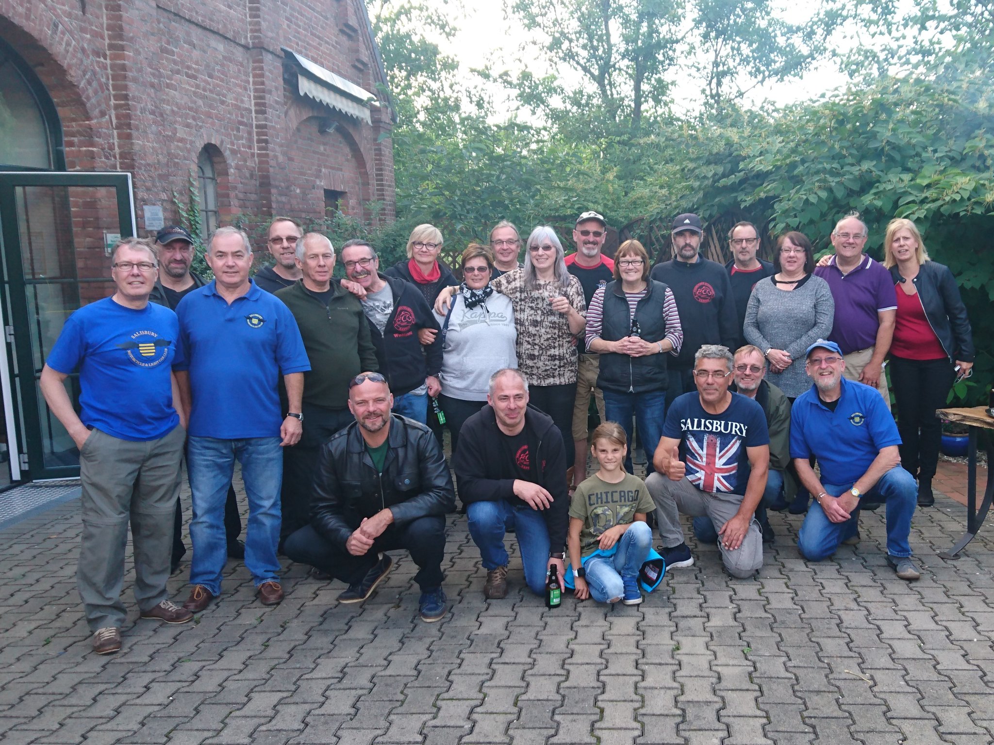 Salisbury Motorcycle and Light Car Club zu Besuch in Xanten Xanten