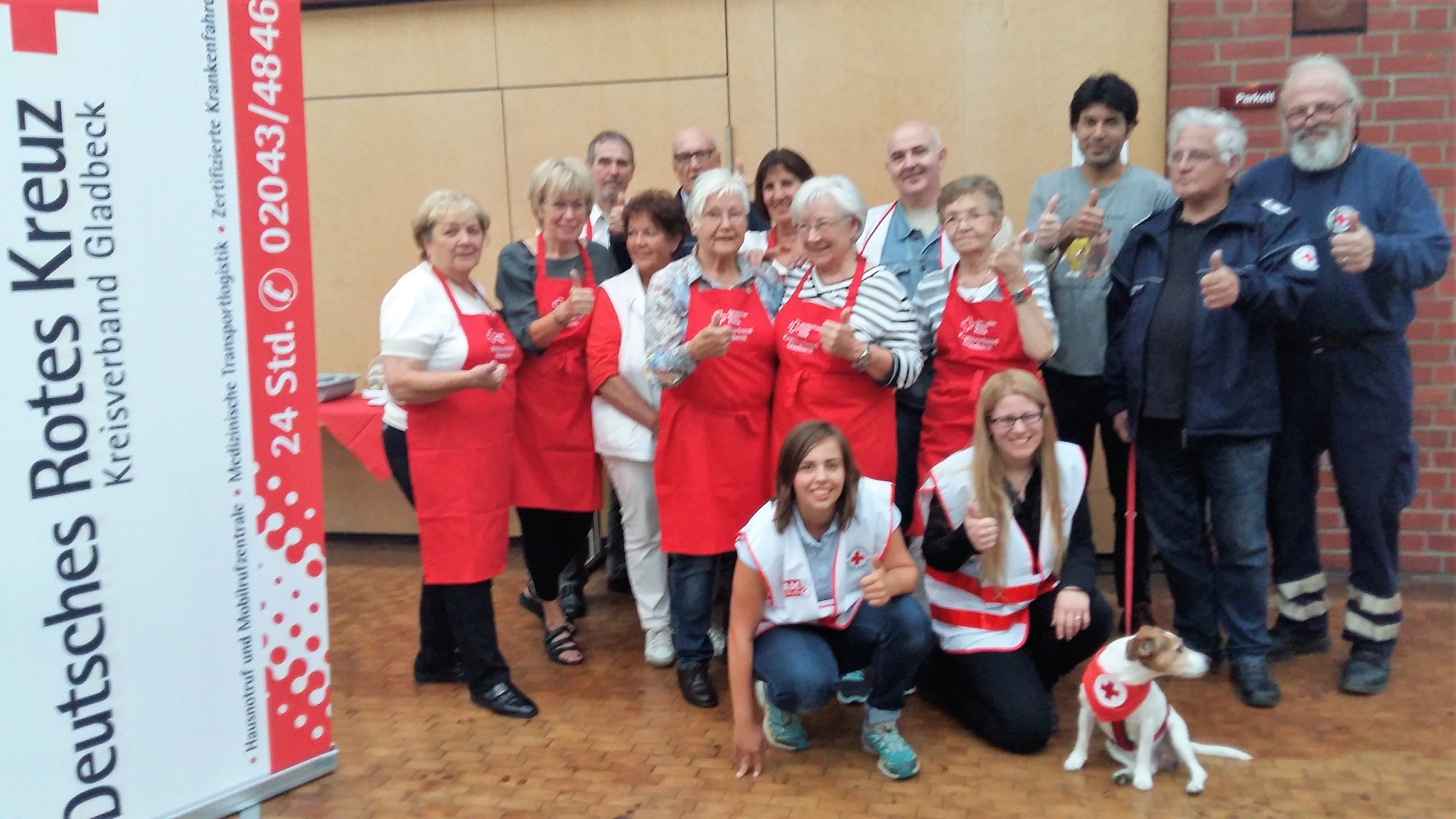 DRK Gladbeck; Sagenhafter Erfolg beim Blutspendetermin am Montag, 11.09