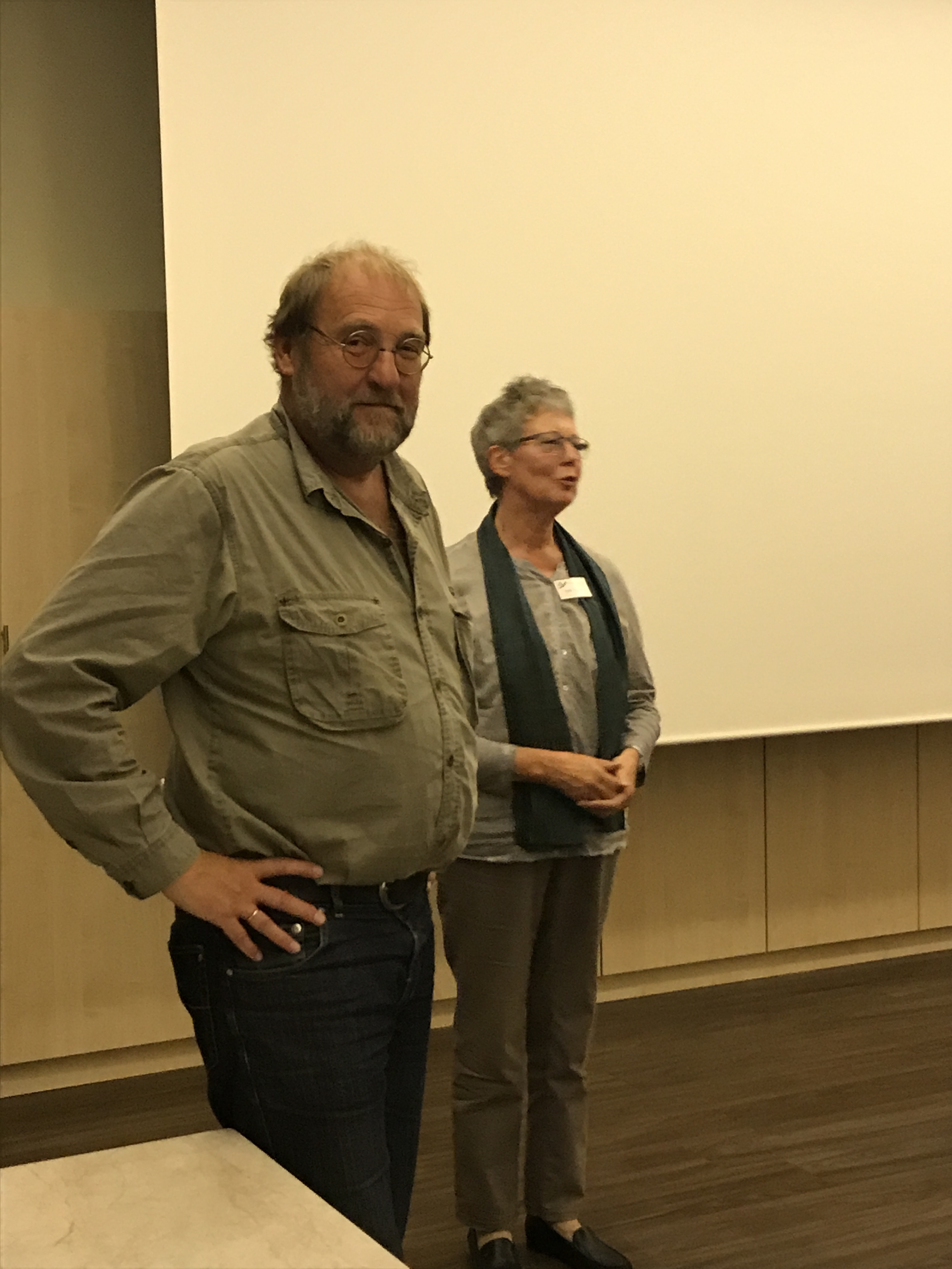 Dr. Hans-Jörg Hilscher und Ingrid Camatta