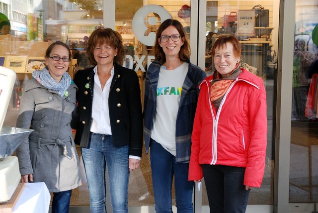 Julia Dietel, Prisca F. Rempe, Nicole Bolle und Gisela Dreiplatz (v.l.) bereuen ihre ehrenamtliche Arbeit nicht: "Sonst hätten wir uns bestimmt nicht kennengelernt".