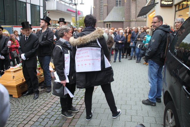 11. Oktober 2017, 2. Stille Demo in Bottrop, Fotos: Sahin Aydin