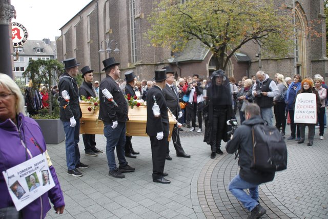 11. Oktober 2017, 2. Stille Demo in Bottrop, Fotos: Sahin Aydin