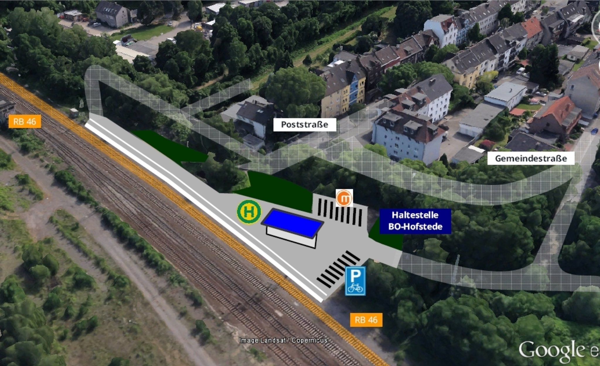 Neue Haltestelle für Hofstede - Bochum