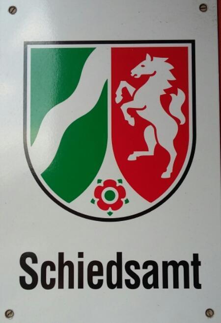 Amtsschild der Schiedspersonen, 2017