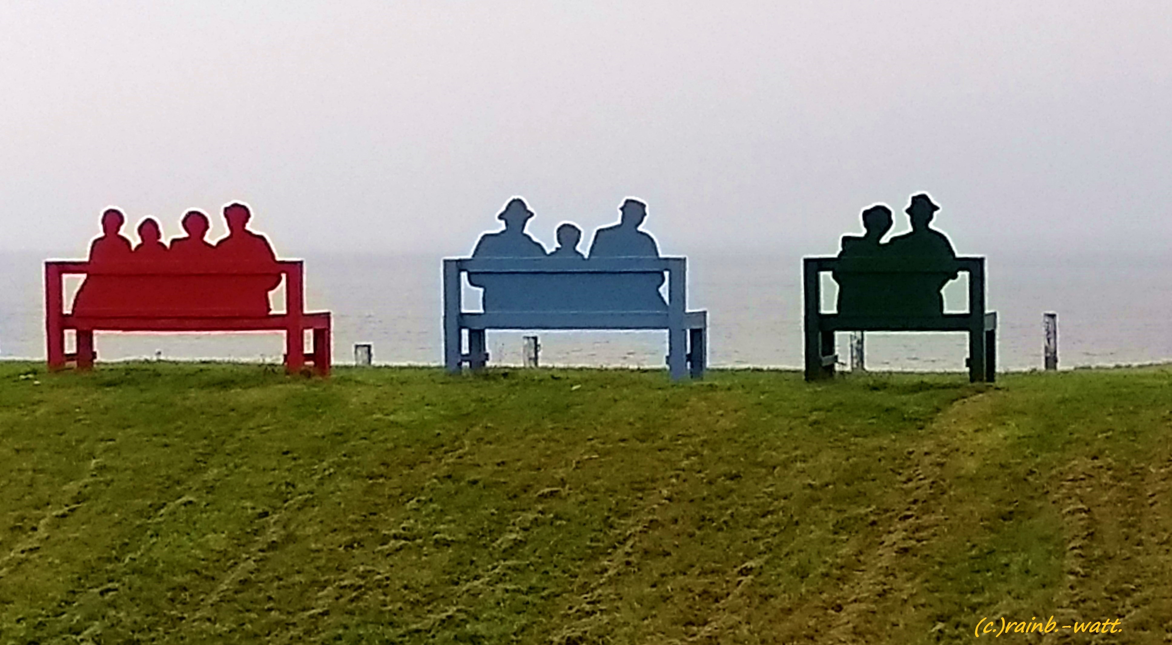 "Die Hafenkieker" Handyfoto: Rainer Bresslein