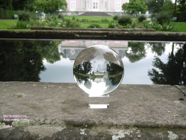 ...es waren erste, zweite...  Versuche ... im Benrather Schlosspark