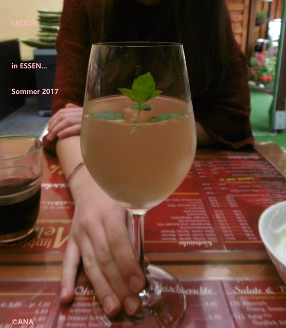 ...DAS war ein besonders leckerer, erfrischender SOMMER-Drink, in ESSEN!