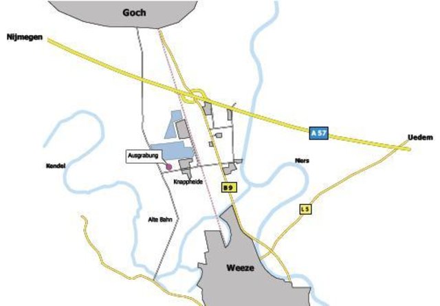 Anfahrt - Skizze Knappheide