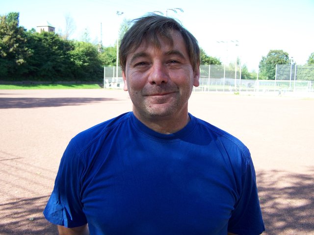 Holsterhauser SV Trainer Peter Remte, 48 Jahre alt, seit 2016 Trainer, verheiratet, 2 Kinder, Hobbies: Familie, angeln, Fußball, (Photo Marx)
