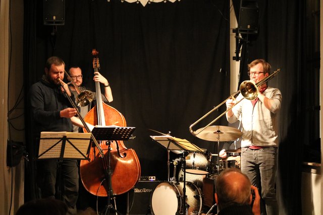 Die Band "Hornstrom" sind ein Teil des unterschiedlichen Angebots im Kunsthaus. Foto: Wieczorek