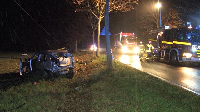 Die Unfallstelle an der Unterlipper Straße.