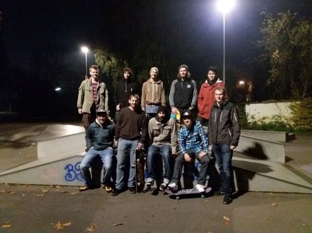 Besuch des Skateparks in Borken