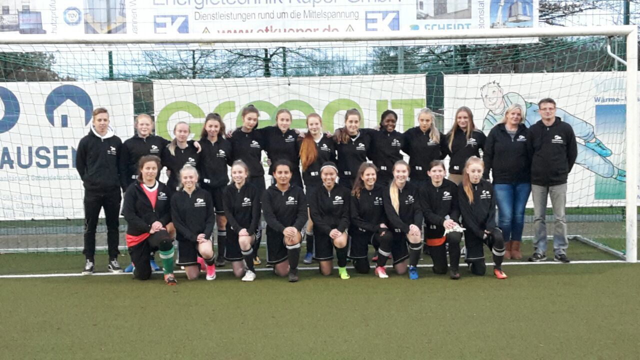 Das aktuelle Mannschaftsfoto der B-Juniorinnen des SV Bommern 05
