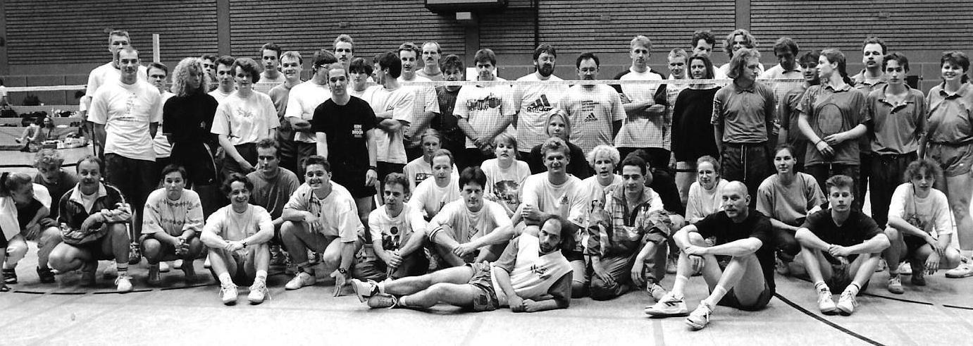 Der SV Preußen gewann im Mai 1994 das 8. Lüner Badminton-Mannschafts-Turnier. In den drei Jahren zuvor hatten die Preußen jeweils den zweiten Rang belegt. Repro Janning