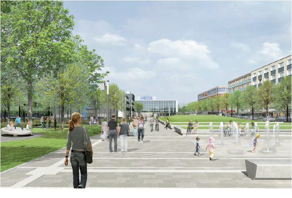 Wie die Ebertstraße in zwei Jahren aussehen soll, zeigt diese Visualisierung.
